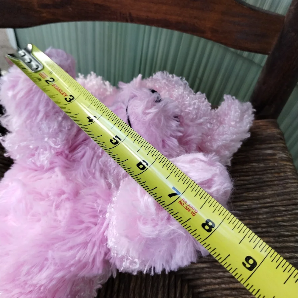 βPink Poodle Dog Puppy Plush Stuffed Animal 12" Rinco Floppy - Picture 10 of 10